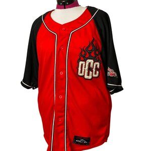 Vintage 1990s OCC Orange County Choppers Limited Edition Red & Black Jersey